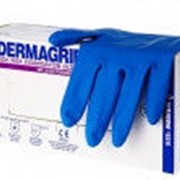 Перчатки латексные смотровые неопудренные нестерильные Dermagrip High Risk особопрочные XS фото