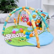 Развивающий коврик «Домик для игрушек», с дугами + шары, 930х700х470 фото