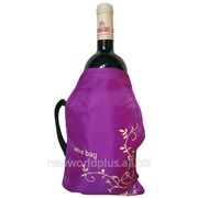 Сумочка для охлаждения бутылки фиолетовая (для вина, шампанского, воды) NW-OR372-P фото