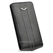 Чехол Premium case For Vertu Signature Touch'16 black Silver 87146 фотография