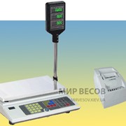 Весы чекопечатающие с переносным принтером ВТА60 & UNS BP1.2, весы торговые электронные фото