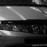 Дефлектор капота Honda Civic 5D 2006- фотография