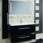 Мебель для ванной МАДРИД 120, черная фото