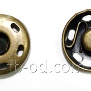 Кнопка пришивная D17 мм металл антик