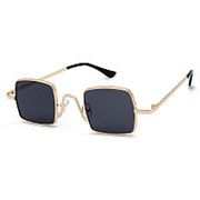 Unisex Vogue Винтаж Солнцезащитные очки с металлическими линзами и солнцезащитными очками На открытом воздухе фотография