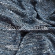 Ткань Трикотаж ангора тонкая (голубой-меланж) 5542 фото