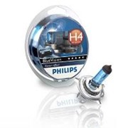 Лампа H4 (Philips) 12V-60/55W Blue Vision блистер фото