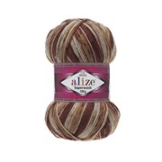 Пряжа ALIZE “Superwash 100“ 100гр. 420м. ,75% шерсть, 25% полиамид, ТУ Многоцветный (5529) фотография