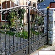 Ворота кованые металлические