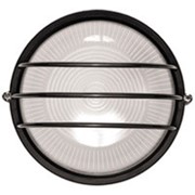 Светильник НПБ 1106 черный круг сетка (ИЭК) фото