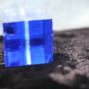 Кварц синий синтетический фото