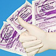 Перчатки медицинские латексные смотровые стерильные “ИГАР“(бюджетная упаковка) фото