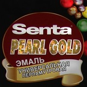 Декоративная перламутровая акриловая эмаль Senta Pearl Gold фото