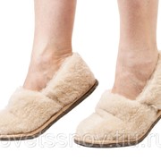 (DR)Тапочки-туфли шерсть альпаки, подошва войлок арт. 2111333-03-ВЛК фото