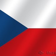 Флаг национальный Чешская республика фотография