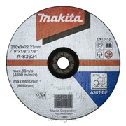 Отрезной диск по металлу Makita A30T 230x3 мм фотография