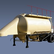 Полуприцеп АСП-25 с пневморазгрузкой для транспортирования зернопродуктов, муки, комбикормов, премиксов, цемента, агрегатируется с седельным тягачом типа КамАЗ-54112, МАЗ