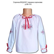 Сорочка вышитая ВСД 021, р. 86-110, Рубашечная ткань фото