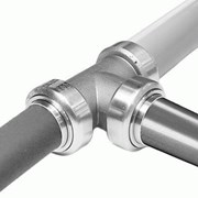 Межтрубное соединение D= 110х108 140х133 160х159... мм, Материал: полиэтилен сталь, Марка: НСПС фото