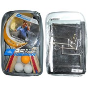 Набор для настольного тенниса Donic Shildkrot TT4- Playset Appelgren 300, 4 ракетки, 3 мяча, сетка фотография