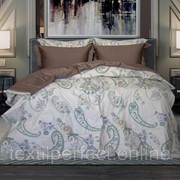 Комплект постельного белья с одеялом KAZANOV.A/ Казанова Аллюр (капучино) Egypt Cotton, евро фото