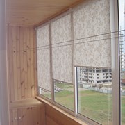 Балконная рама из алюминия и ПВХ фото