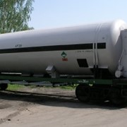 Вагон-цистерна 15-558С-04, для перевозки и хранения жидких кислорода, азота, аргона. фото
