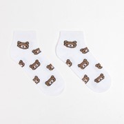 Носки детские 'Мишки' цвет белый, размер 18-20 фото