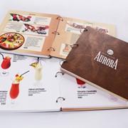 Дизайн и изготовление меню для ресторанов фото
