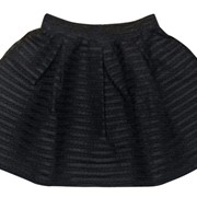 Пышная детская юбка, на 4-14 лет, черная 9412 фото