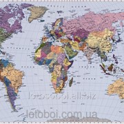Фотообои “World Map“ 194х270 4-050 2000000405209 фото
