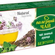 С ДУШИЦЕЙ (зеленый) Полезный чай 25ф/п * 2г фото