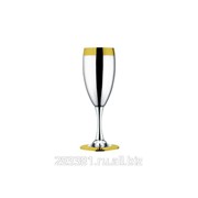 Набор бокалов для шампанского с золотым декором, 6 шт. арт. LS-120-1-DG фото