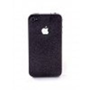 Пленка защитная Eggo iPhone 4/4S Crystalcover black BackSide черная, перламутровая фотография