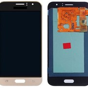 Дисплей для Samsung J120F (J1 2016) в сборе с тачскрином белый (OLED) фото