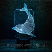 Сменная пластина для 3D светильников 3DTOYSLAMP Дельфин фото