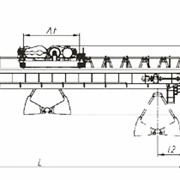 Краны мостовые грейферные специальные предназначены для перегрузки сыпучих и навалочных грузов при работе канатным или навесным электромеханическим или электрогидравлическим грейфером.