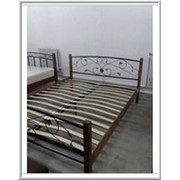 Кровать с элементами ковки, размер 1600х2000 фото