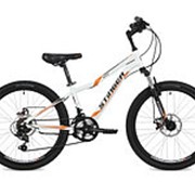 Велосипед Stinger 24“ Boxxer D; 14“; белый; TY21/TZ30/TS38 124838 фотография