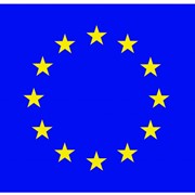 Флаг ЕС . Виниловая наклейка или гибкий магнит для авто фото