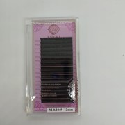 Черные ресницы Enigma микс 0,10/M/9-12 mm (16 линий) фотография
