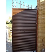 Ворота ролетные фото