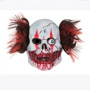 Маска латекс страшная на Хеллоуин Клоун-Маньяк фото