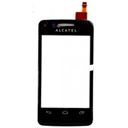 Тачскрин (сенсорное стекло) для Alcatel One Touch 4010 black фотография