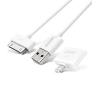 API3008PWB SHIP кабель, 1,0м., USB-->Apple 30-pin, Lightning (8-pin), Белый, Розничная