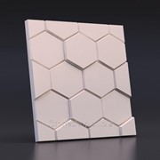 3D панель гипсовая “ШЕСТИГРАННИК“ (СОТЫ) размер 50х50 см фотография
