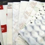 Бумага для упаковки продуктов в листах. С печатью и без печати фото