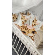 Комплекты для детской кроватки из 18 предметов “Зайки“ и “Жирафик“ фото