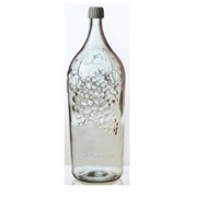 Бутыль коллекционная объёмом 2 литра “Виноград“ фото