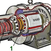 Гидрогенератор для мини ГЭС синхронный фото